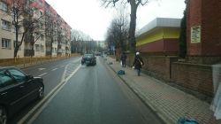 sprzątanie ulic i chodnika - ul. 700 lecia i ul. Warszawska